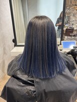 シエル 立川店(CIEL) 【CIEL×久光】ブルーグレーのアンブレラカラー