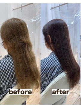 シゲ 自由が丘店(SHIGE) 白髪染めも髪質改善カラーでマイナス10歳40代50代白髪ぼかし美髪