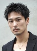大人波巻きツイストスパイラルリバースセンターパート渋谷