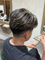 ヘアスペースブルーム エボリューション 庄内店(HAIR SPACE BLOOM evolution)&nbsp;【庄内店／メンズパーマ】フェザー&ハイライト
