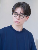 ジョエミバイアンアミ(joemi by Un ami)&nbsp;大人メンズヘア センターパート メンズレイヤー 毛流れヘア