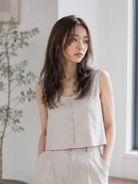 ドット ヘアー(dot.hair) オリーブベージュカラー/くびれレイヤー/ロングレイヤー