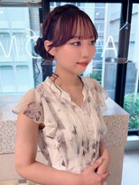 オモチャ 銀座(OMOCHA)&nbsp;編み込みアップ/おくれ毛ヘア