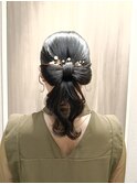 リボンヘア【金山/ヘアセット/メイク/ヘアメイク/着付け】