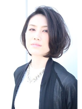 ナンバーナイン(NUMBER NINE) 人気NO1！大人ふんわりボブ！