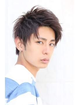 ネイビー(NAVY) サイドパート好感度〇イメチェン刈り上げビジカジショート☆