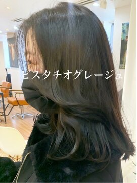 ノラキチジョウジ(NORA KICHIJOJI) #韓国ヘア#ピスタチオグレージュ#オルチャン#エギョモリ