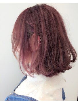 エヌプラス(N+) 黒髪グラデヘアーオリーブグレー小顔に見せるヘアココアベージュ