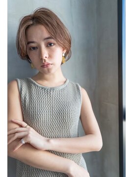 オースティン 調布アミックス(AUSTIN) 大人かわいい前髪セシルカットココアブラウンフリンジウェーブ