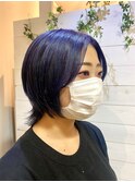 ウルフショート＊ラベンダーアッシュ