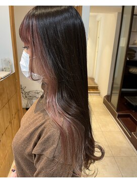 ネオリーブニコ 大井町店(Neolive Nico) フレーミングカラー　くすみピンク