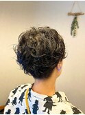 20代30代40代ショート×デザインパーマ×束感