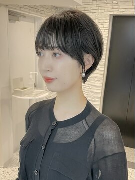 ヘアメイク シンズ レインボー(Hair Make SHIN'S RAINBOW) ショートボブ/大人巻き/ぷつっとボブ/ナチュラルモード/高松