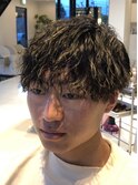 ツイストスパイラル前下がりマッシュ