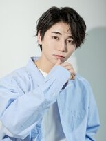 エムスラッシュ みなとみらい馬車道店(M SLASH)&nbsp;アッシュブラック/七三/くせ毛風/マッシュパーマ/馬車道