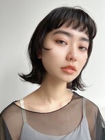 ホフ 大阪心斎橋店(F.O.F)&nbsp;ブリーチグレージュベージュショートボブショートレイヤー学割