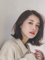 コア 表参道(COA)&nbsp;レイヤーカット/ウエットヘア/オリーブベージュ/表参道/表参道駅