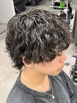 リベル(LIBER) メンズカット+波巻きスパイラルパーマ