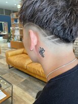 ノート ヘアーサロン(NOTE HAIR SALON)&nbsp;フェードスタイル×ラインバリアート