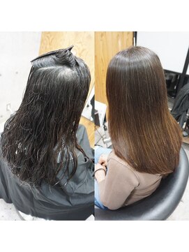 ヘアテリア リュウ 大塚(hair teria ryu) 縮毛矯正/髪質改善/シルキーストレート/艶カラー
