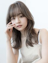 ケアリー 大日(Carelly)&nbsp;デザインカラー/レイヤーカット/ウェットヘア/オリーブベージュ