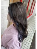 ＃グレージュ＃インナーカラー