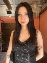 ニーム(nimes)&nbsp;hibico パーマ落としストレートスタイル