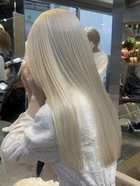 サンクマーケット 渋谷(cinq MARKET) 渋谷ミルクティーベージュハイトーンカラーヘーゼルベージュ30代