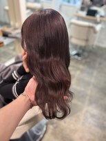 アモア(amoa)&nbsp;ブリーチで作る秋の レッドパープルカラー