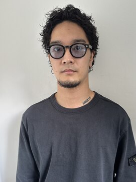 ランプ 代官山(the lamp) メンズショートレイヤーメンズアップバング黒髪ショート