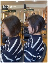 クララ ジャパン みらい平店(CLALA JAPAN)&nbsp;前下がりショートヘア