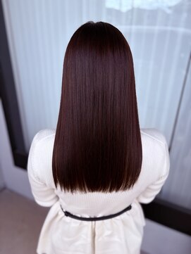 【髪質改善ストレート】"髪の毛の芯から潤う髪質"