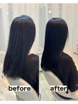 シゲ 自由が丘店(SHIGE) 縮毛矯正まではしたくない方へ｜髪質改善トリートメント＋カット