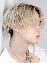 ルーシー 福岡大名店(LUCEY)&nbsp;ブリーチパーマメンズパーマシャドウパーマセンターパート