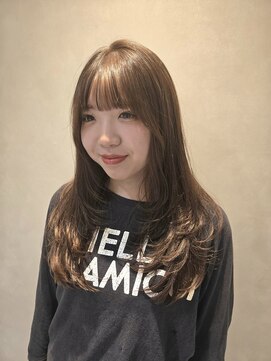 エンドット(en.) ロングレイヤー&顔周りカット 担当寺尾