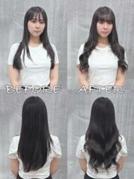 リップ 大阪本店(LIP) 【レミー100%最高級人毛/ロング】シールエクステ60枚+カラー