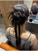 お呼ばれヘア◎カチモリスタイル！