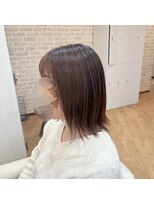 テーラヘアー 公津の杜店(TELA HAIR)&nbsp;ボブ×白髪ぼかしハイライト