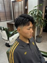 オールマンバーバーショップ 流山おおたかの森(Allman Barbershop)&nbsp;MEN’S/ニュアンスパーマ/ニュアンスウルフ/流山おおたかの森