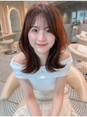 □丸みショートボブ/レイヤー/20代30代40代50代/顔周りカット