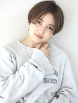 サーカス バイ ビュートリアム 青山(CIRCUS by BEAUTRIUM)&nbsp;前髪長め　すっきり　丸み　マッシュショート　ニュアンスパーマ