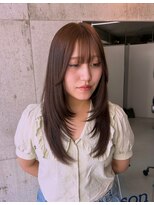 キーパーソン(kii person)&nbsp;kii person × orange brown ×layer cut