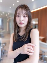 ケアリー 志木(Carelly)&nbsp;ミディアムレイヤー/大人可愛い/髪質改善/シースルーバング