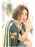 ストレートボブスタイル