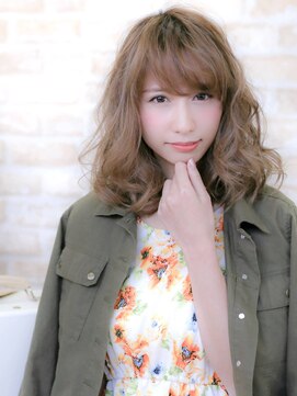 ラ ブレス 梅田茶屋町(LaBless) ふわゆるウェーブセミロング