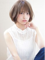 マリアバイアフロート(Maria by AFLOAT) 簡単スタイリングの大人可愛いショートボブひし形ハニーヘア