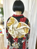 ロカット サロン(Roquat Salon) ボブで着物ヘア振り袖着付け【ヘアアレンジ 立川/立川南口】