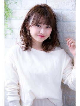 ヘアーアートシフォン 池袋西口店(Hair art chiffon) 美髪フレンチボブくびれセミディ大人かわいいエッジショート池袋