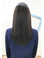 ソフトヘアカッターズ(soft HAIR CUTTERS) 暗髪ロング透明感グレイカラーで大人可愛いナチュラルストレート