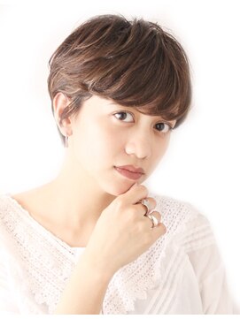 ロビー 表参道(ROBBY) 30代40代/大人のフレンチベリーショート/ココアベージュ